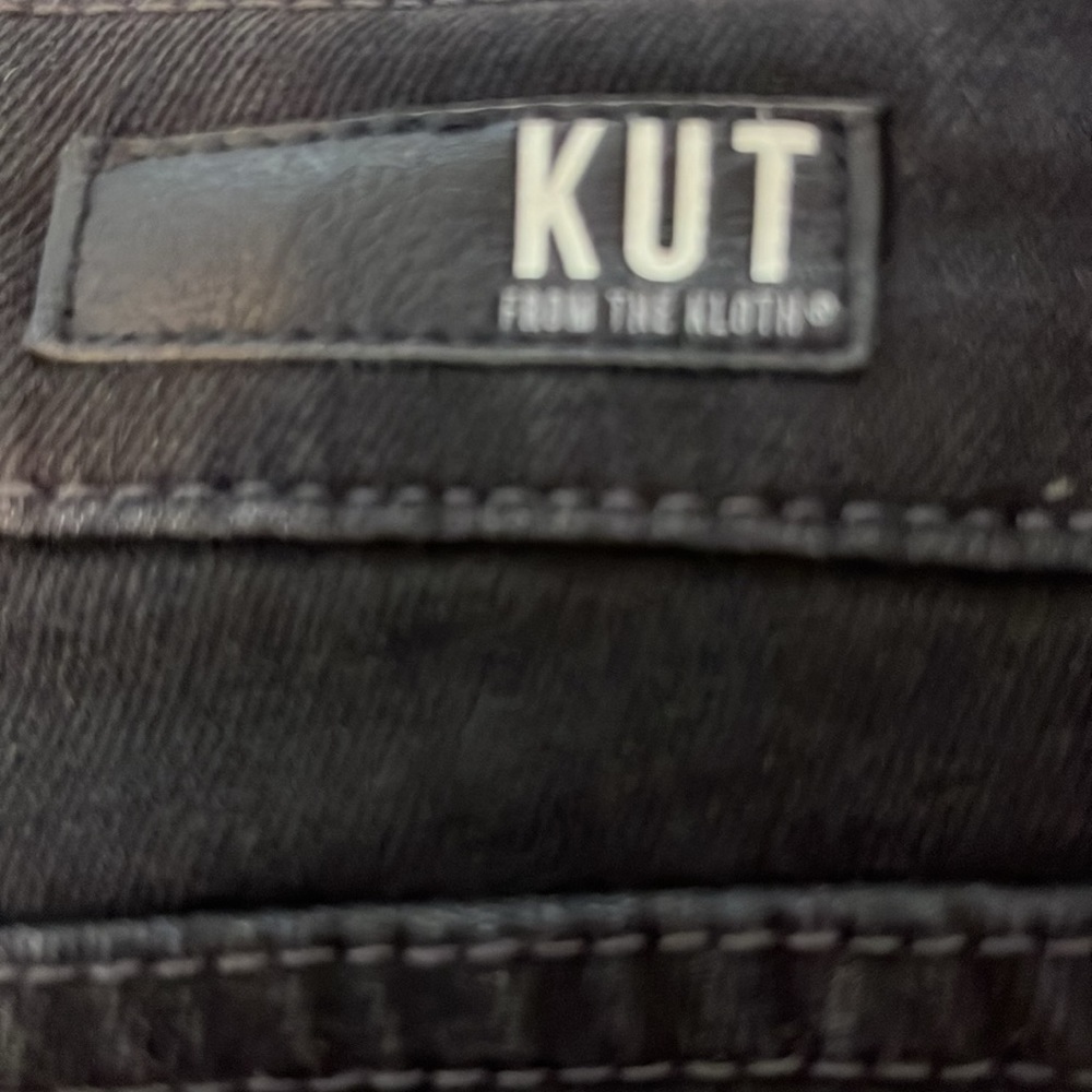 KUT from the Kloth Donna High-Rise Ankle Skinny Jeans in Black Size 6‎ - Picture 8 of 12